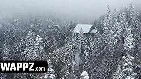 yo swap stepsisters in snowstorm and pound 'em hard with your friend