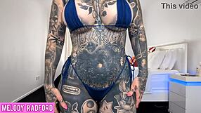 big ass milf twerks in micro bikini bedroom try on haul