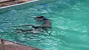 boyfriend ditched me on valentines so i fuck his son hard by the pool!!