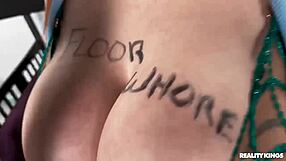 Dorm Whore Chokes on BBC in Wild Reality Fuck