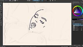 Ebony's oiled big tits ass pussy dildo toys speed paint