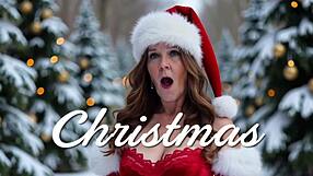 granny carmen claus spreads for amateur creampie missionary holiday fun