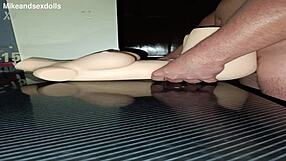 trailer sally's fat fuck doll creampied in homemade desk quickie twist