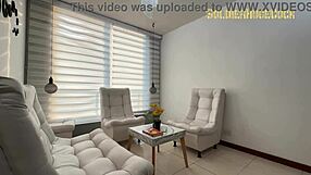 Latina Student Deepthroats Monster Cock Swallows Cum Pass Class