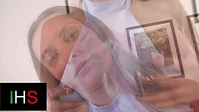 Beautiful Milf with Blue Eyes Rides Massive Black Cock in Interracial Frenzy