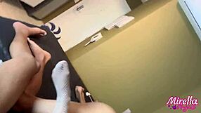 Funk Girl Calls Thug for Hard Balcony Fuck Pounding