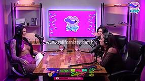 bound lesbian morena sucks novinha tits bondage orgasm