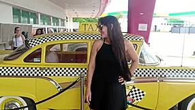 She lost the bet, masturbated in the restaurant then stripped naked on the street for all to see.