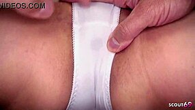 Petite Japanese Teen Swallows Deepthroat Before Bent Over Creampie in Uncensored JAV