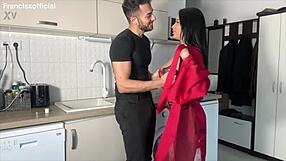 Wife Drains Husband's Balls After Long Day At Work In Lingerie