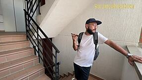 Latina Student Deepthroats Monster Cock Swallows Cum Pass Class