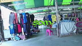 Naughty Asian Babe Begs Tourist Monster Cock Doggystyle