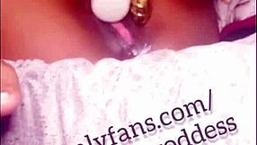 Damn this sexy ebony thot squirts creamy on huge dildo feet up horny as hell