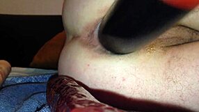 बीयर बॉटल डिल्डो से टाइट गांड स्ट्रेच करके वाइल्ड एनल टॉय फक