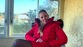 Aurbeaureal Blonde Craves Two Thick Cocks in Lingerie MMF