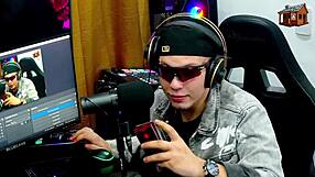 Binho Ted Rips Clothes Off Two Hot Brazilian Brunette Babes on Podcast