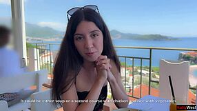 ready to watch me interview and pound katty west outdoors?