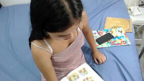 Hey, my innocent stepsis fucks her teacher for free classes and pussy eating