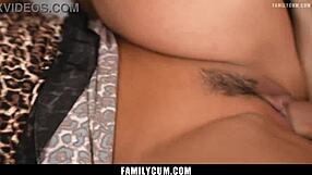 Latina Stepmom Tastes Stepson's Cock After Catch!