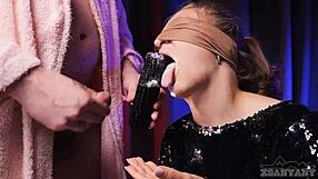 im so angry stepbro tricked me into deepthroat sucking his huge cock in taste game 😡💦