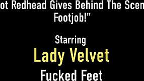 wanna watch tattooed redhead misty dawn milk cock with soft soles?