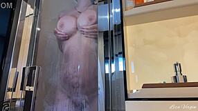 she wakes early on the yacht masturbating wildly till orgasm hits outdoors