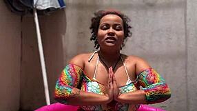 i'm doin bbw yoga by the pool and fartin my huge curvy latina ass all natural