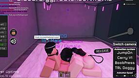 god, my cock throbs fucking this hot roblox girl's big ass and tits