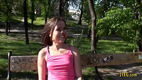 Petite Babe's Tiny Boobs Get FUCKED Hard!