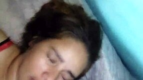 She sucks my cock then I fuck her missionary while filming on phone