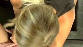 i meant to give footjob but ended up eating her ass in car