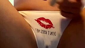 blonde swedish teen masturbates wet panties vibrator cums moaning hard panty bank used panties