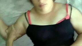 She sucks my cock then I fuck her missionary while filming on phone