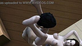 What if son bends stepmom over desk for sneaky fuck?