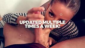 yo lilly bell can't get enough of that deep throat face fuck action