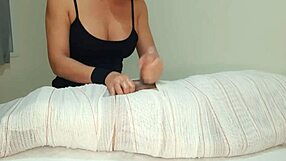 Mummified Handjob Part 3 Cum Paused Two Minutes