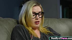 wanna see this teen stepsis deepthroat stepbro's monster cock then fuck her shaved pussy?