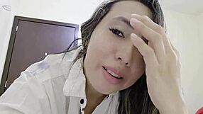 I Punish Big-Assed Stepdaughter's Juicy Pussy Until I Cum Inside