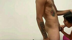 stepsister sucks cock again fills mouth with cum while home alone full story