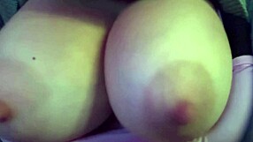 italian milf's endless big boobs bounce teasingly close-up