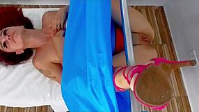 hubby takes hotwife to secret gyno for flashing interracial public ass worship