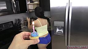 Petite big tits teen devirginized anal on birthday