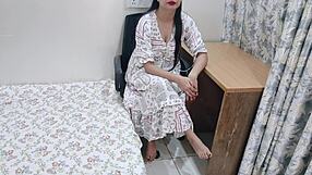 Desi office madam seduces friend for steamy fun with hindi whispers