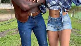 negão bbc bareback anal creampies hotwife boss on farm cuckold