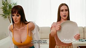 lexi luna flashes wet pussy to laney grey driving