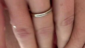 Cute blonde masturbates wet pussy with toy to close-up bath orgasm