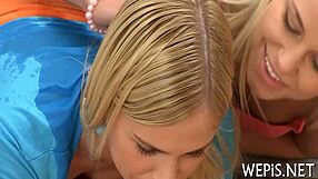 Bitch Pisses Hot Stream into Full Glass