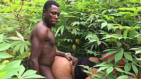 Stepmom's hairy pussy takes huge BBC rough from back this Christmas!