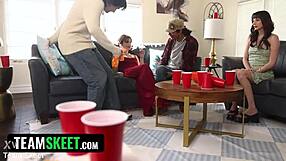 stepbrother pounds hot virgin pussy deep in naughty taboo creampie fantasy