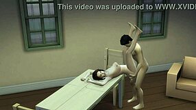 What if son bends stepmom over desk for sneaky fuck?